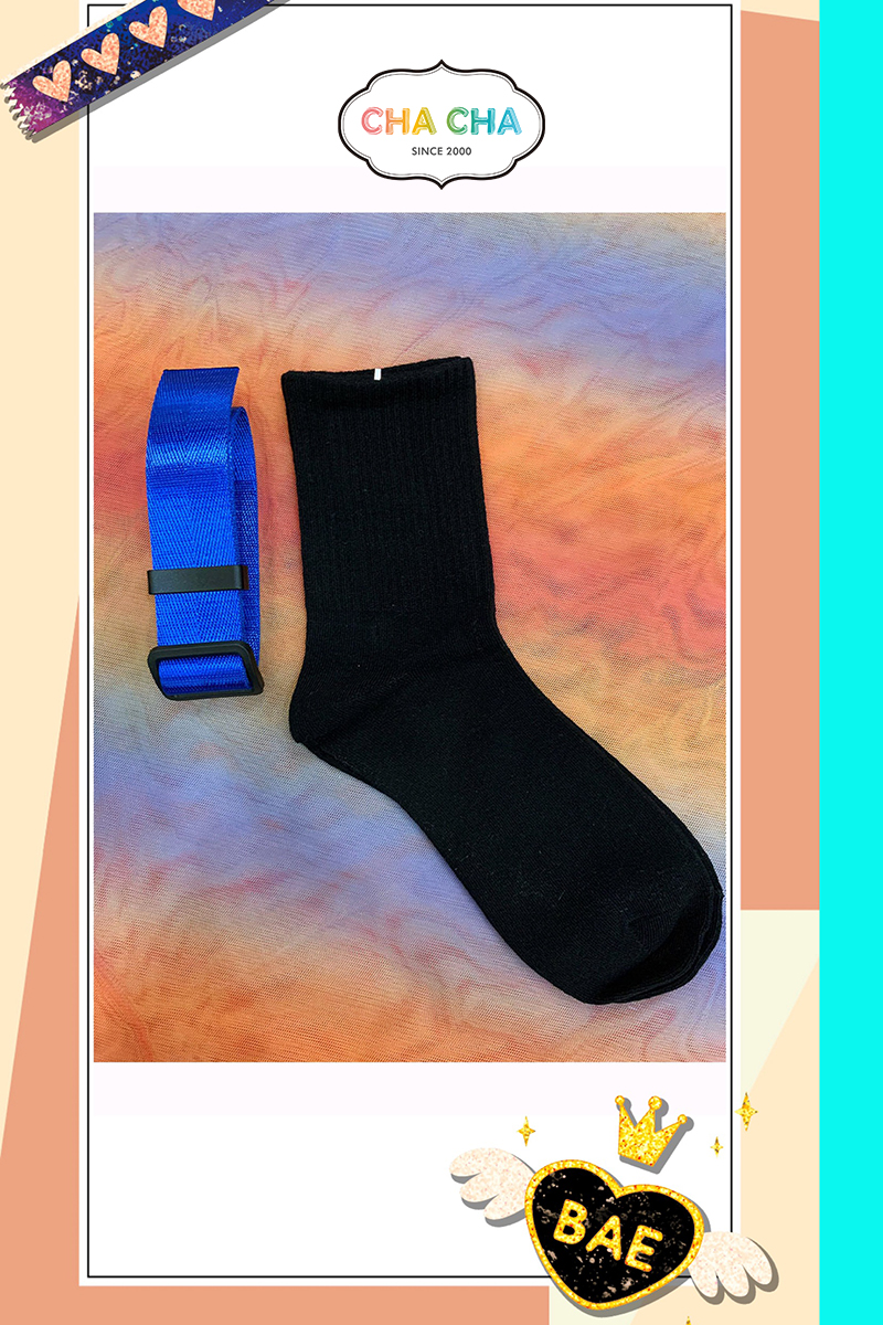 活動織帶扣環造型襪子-襪子推薦