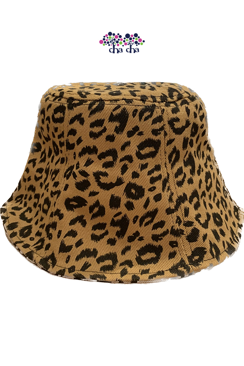 經典時尚豹紋造型漁夫帽